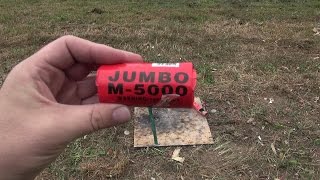 M5000 JUMBO FIRECACKER  WORLD CLASS FIREWORKS [upl. by Rehposirhc367]