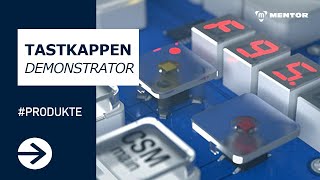 MENTOR GmbH illuminated keycap demonstration [upl. by Barthelemy]