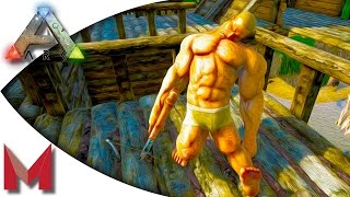 ARK Survival Evolved  Tree House PvP w Sl1pg8r MonkeyFarm and Zueljin S3E66 Gameplay [upl. by Nnahgaem]