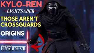 KYLO RENS LIGHTSABER EXPLAINED  THOSE ARENT CROSSGUARDS  STAR WARS EPISODE 7 [upl. by Saloma]