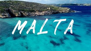 MALTA GOZO COMINO Beautiful Landscape in 4K  Dec 2017  Drone  GoPro [upl. by Olpe]