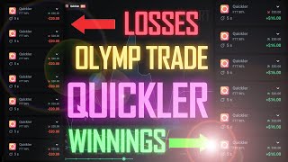 Olymp Trade Quicker Strategy  LOSS TO WINNINGS [upl. by Atekin]