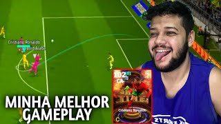 A MELHOR GAMEPLAY do Efootball Mobile [upl. by Novyat411]