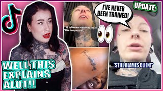 Viral TikTok Tattoo Artist Addresses Misspelt Tattoo [upl. by Kreiker419]