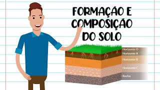 FORMAÇÃO E COMPOSIÇÃO DO SOLO [upl. by Hally163]