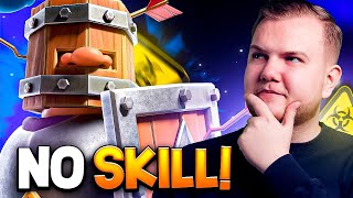 NO SKILL RECRUITS DECK BEATS EVERYONE IN CLASH ROYALE [upl. by Schwerin]