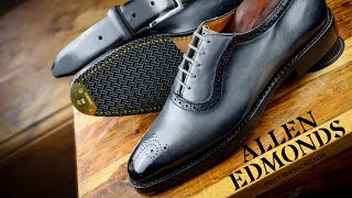 Go Grey Refinishing amp Restoring The Allen Edmonds Cornwallis in Burnished Grey [upl. by Hermosa]