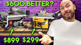 Best Small Table Saw SawStop vs DeWalt Compact Table Saws [upl. by Shirlee]