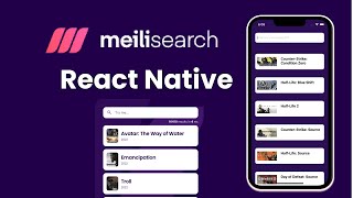 Integrating MeiliSearch with React Native [upl. by Yclehc44]