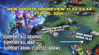 UPDATE CONFIG DRONE VIEW ML 32BIT V192910113 MOBILE LEGENDS PASTI WORK [upl. by Ailene]