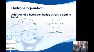 Addition reactions Hydrohalogenation  Organic reactions  meriSTEM [upl. by Ikkir]