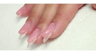 Passoapasso Polyacrygel INOCOS  Manicure francesa reversa inversa [upl. by Ylelhsa]