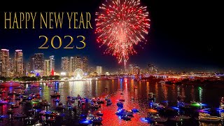 Miami New Years Eve  The FINAL Countdown  DRONEVIEWHD  MIAMI RIVER [upl. by Anilorac]