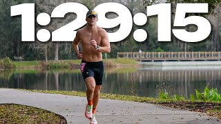 I ran a SUB 130 Half Marathon  race week breakdown [upl. by Agamemnon590]