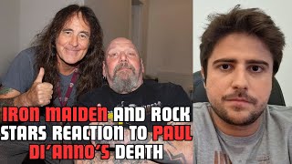 Iron Maiden and Rock stars’ reactions to the death of Paul Di’Anno [upl. by Manup69]