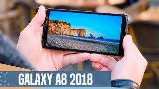 Samsung Galaxy A8 2018 review ¿el MEJOR gama media PREMIUM [upl. by Garrik]