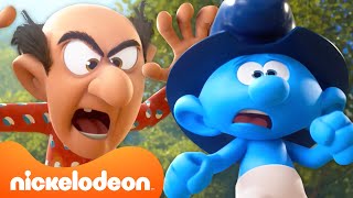 Every Time The Smurfs ESCAPED Gargamel 😈  Nicktoons [upl. by Landy]