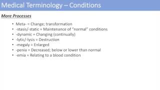 Medical Terminology  The Basics  Lesson 2 [upl. by Mandy414]