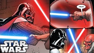 Darth Vader FINALLY FIGHTS the JEDI Who Knows He’s ANAKIN CANON  Star Wars Comics Explained [upl. by Alanson542]