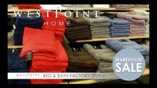 WestPoint Home Factory Outlet TV90 WAREHOUSE SALE 3117 [upl. by Hplar]