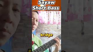 Sayaw dance influence Worship short Bass Cover bass subscribers music worship cover tiktok [upl. by Kaia]