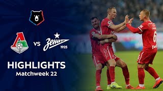 Highlights Lokomotiv vs Zenit 11  RPL 201819 [upl. by Habas109]