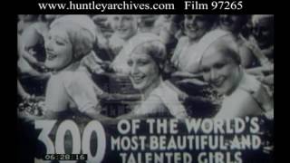 Footlight Parade Trailer 1930s  Film 97265 [upl. by Minnnie862]