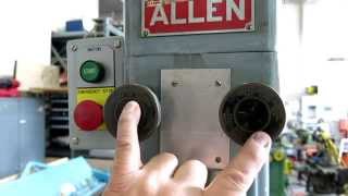 Machine Tool Survey Allen Multispeed Drill Press [upl. by Zaslow]