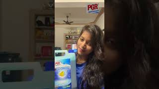 PGR Detergent Liquid Wash home washing cleaning food blogger routinevlog lottery giftshorts [upl. by Sokem292]