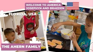 JOSEPHYN COOKS BREAKFAST FOR US IN AMERICA  FILIPINO STYLE 🍳 [upl. by Eiramadnil748]