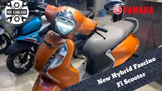 The all new edition Yamaha Hybrid Fascino 2024 with new colour [upl. by Milurd]