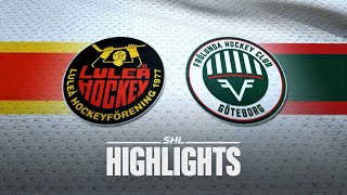 Luleå vs Frölunda  30 nov 2024  Highlights [upl. by Nevek303]