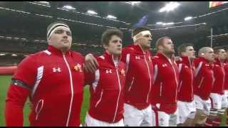 Welsh National Anthem just before Wales beat England 30  3Saturday 16th march 2013 [upl. by Niryt]