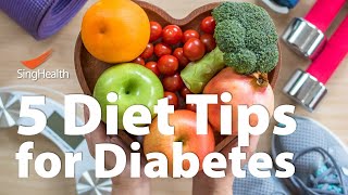 5 Diet Tips for Diabetes [upl. by Rokach]