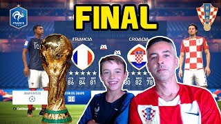 FRANCIA VS CROACIA  FINAL WORLD CUP 2018 [upl. by Bunow]