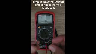 How to find the resistance of a resistor Explained shorts electronics [upl. by Rolando]