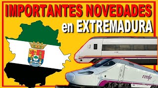 🤜 OBRAS y AVANCES en Extremadura  Alvia  Electrificación líneas  Nueva estación de Plasencia [upl. by Ayotl]