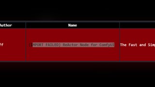 Import Failed ReActor Node For ComfyUI Fix Tutorial Windows ComfyUI Version [upl. by Nyrahtak]