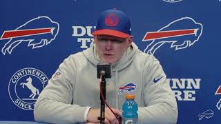 Sean McDermott Explains Fake Punt Decision in Bills Loss to Chiefs [upl. by Deming969]