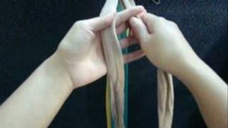 2strand rope braid technique [upl. by Nadual561]