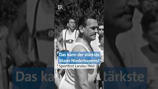 💪 😂 An der Teppichstange Das kann der stärkste Mann Niederbayerns  Landau 1963  BR retro shorts [upl. by Aiuqal]