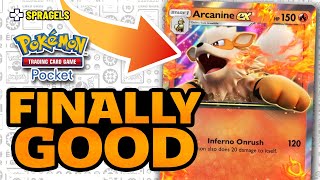 This Deck Saves Arcanine EX  Pokemon TCG Pocket [upl. by Nnairahs]