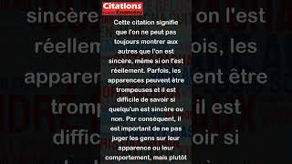 On ne peut à la fois être sincère et le paraître  André Gide [upl. by Searby]