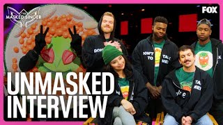 Unmasked Interview California Roll Pentatonix  Season 9 Ep 13  The Masked Singer [upl. by Aibsel513]