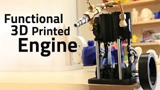 Functional 3D Printed Engine [upl. by Atekihs261]