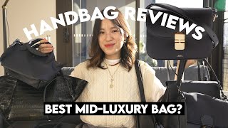 BEST MIDRANGE LUXURY BAGS  Reviewing 8 Popular Handbags 2023 [upl. by Jessalyn]