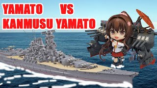 Kancolle Yamato vs Yamato Battleship final battle parody [upl. by Asa677]