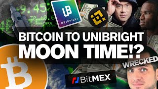 BITCOIN Rebounds Leverage Shills Rekt Unibright Moons [upl. by Llamaj]