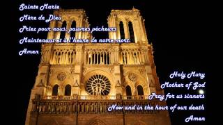 Ave Maria  French with English Translation [upl. by Nord]