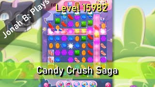 Candy Crush Saga Level 15982 [upl. by Yeclehc]